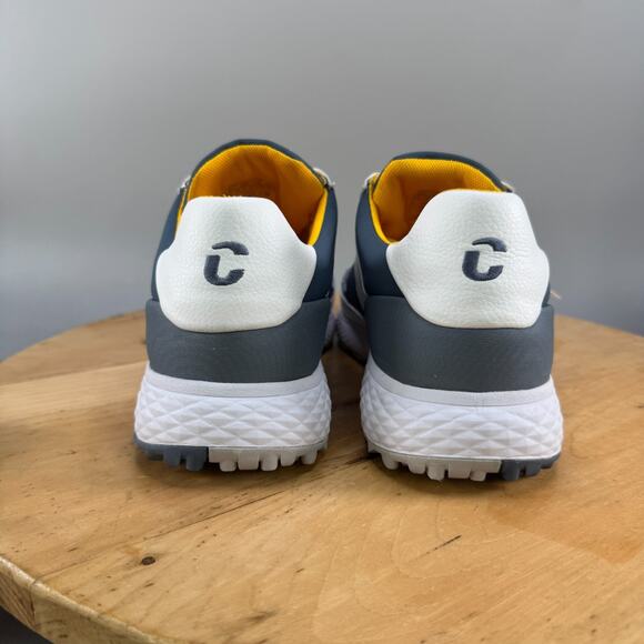 Duca Del Cosma Pagani Golf Shoes Mens Size 7.5-8 (41) Blue White Yellow NEW $239 - Picture 4 of 9